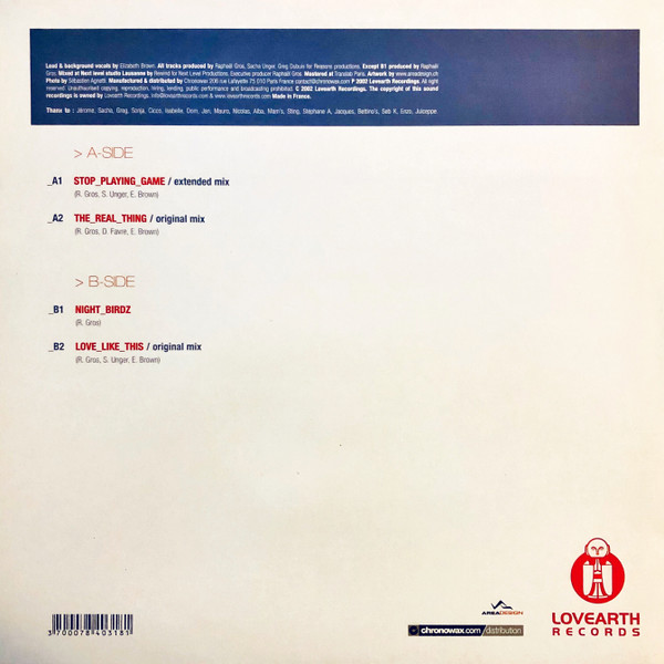Reasons - The Real Thing EP | Lovearth Records (LVR-001) - 2