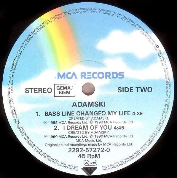 Adamski - Killer | MCA Records (2292-57272-0) - 4