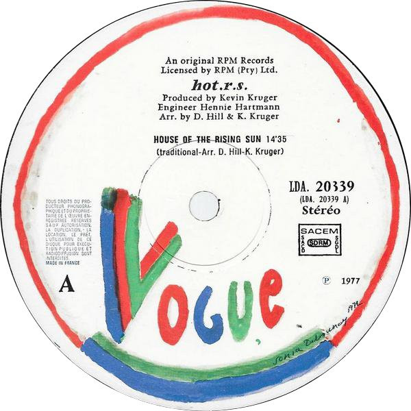 HOT R.S. - House Of The Rising Sun | Vogue (LDA. 20339) - 3