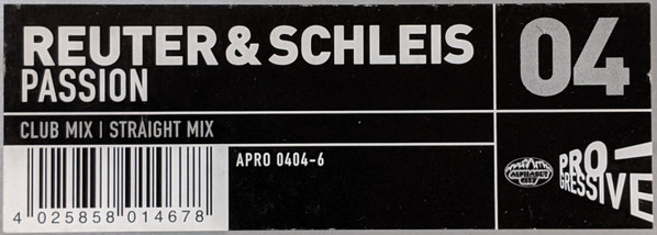 Manuel Reuter & Manuel Schleis - Passion | Alphabet City Progressive (APRO 0404-6) - 4