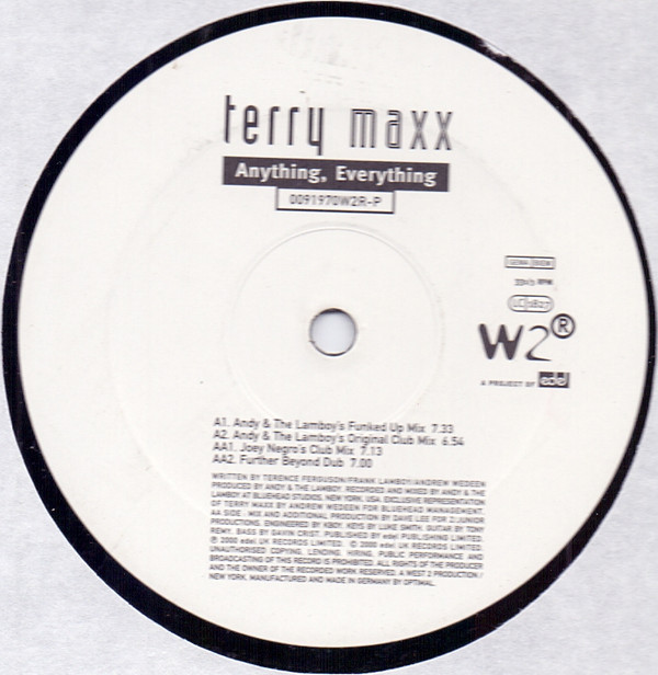 Terry Maxx - Anything, Everything | West 2 Recordings (0091970W2R-P) - main Terry Maxx - Anything, Everything | West 2 Recordings (0091970W2R-P) - main