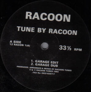 Racoon - Tune By Racoon | Racoon Tunes (12 RACON 1)
