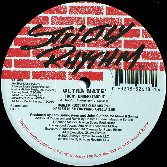 Ultra Naté - I Don't Understand It | Strictly Rhythm (SR 12618) - 3