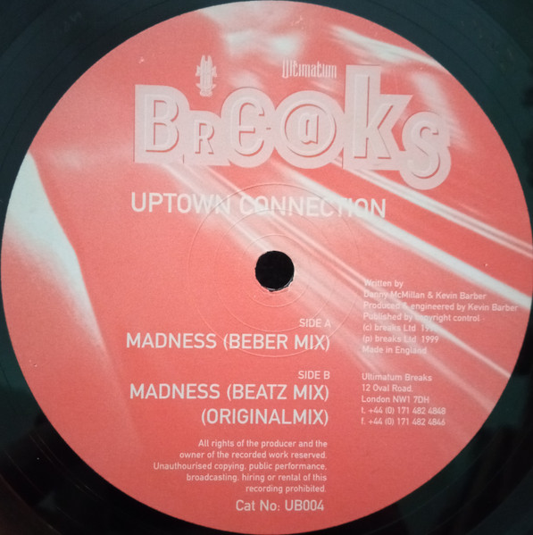 Uptown Connection - Madness | Ultimatum Breaks (UB004) - main