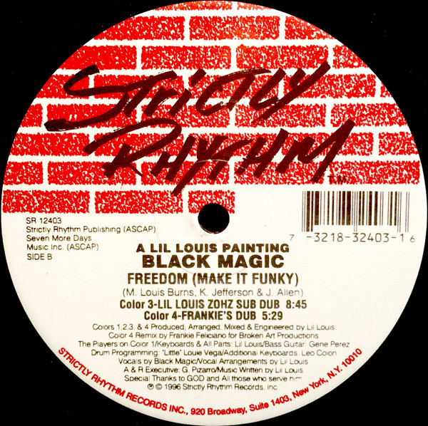 Black Magic - Freedom (Make It Funky) | Strictly Rhythm (SR 12403) - 3