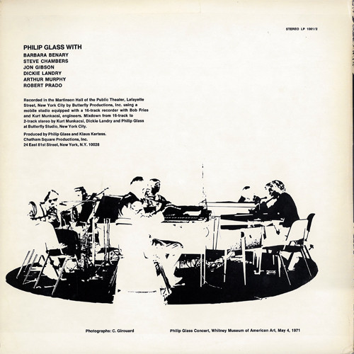 Philip Glass - Music With Changing Parts | Chatham Square Productions (1001/2) - 2