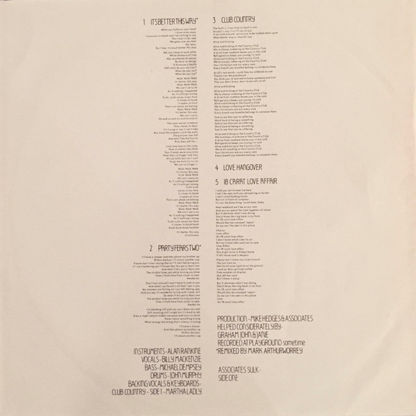 The Associates - Sulk | WEA (229 24 0005-1) - 4