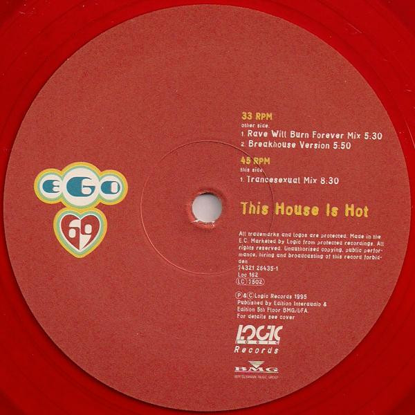 Ego 69 - This House Is Hot | Logic Records (LOC 162) - 2 Ego 69 - This House Is Hot | Logic Records (LOC 162) - 2