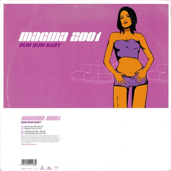 Magma 2001 - Bum Bum Baby | Urban (URBDJ 2087) - 2 Magma 2001 - Bum Bum Baby | Urban (URBDJ 2087) - 2