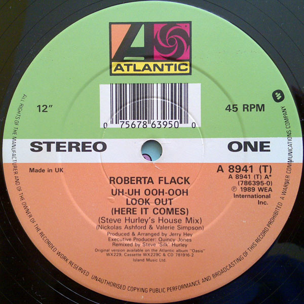 Roberta Flack - Uh-Uh Ooh-Ooh Look Out (Here It Comes) | Atlantic (A 8941 (T)) - 3