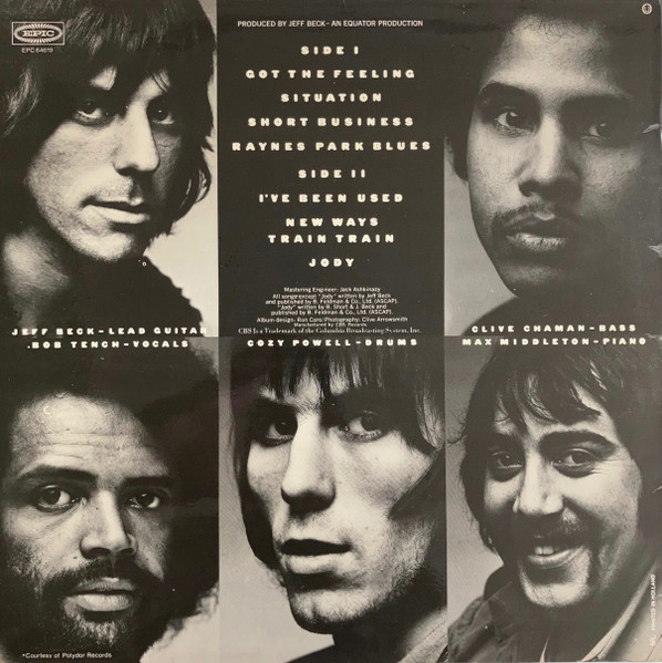 Jeff Beck Group - Rough And Ready | Epic (EPC 64619) - 2