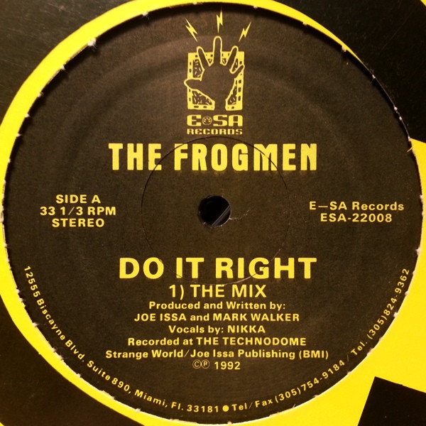 The Frogmen - Do It Right | E-SA Records (ESA-22008) - 2 The Frogmen - Do It Right | E-SA Records (ESA-22008) - 2