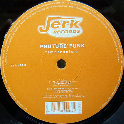 Phuture Punk - Impression | Jerk Records (JERK 98 04-17) - 2 Phuture Punk - Impression | Jerk Records (JERK 98 04-17) - 2