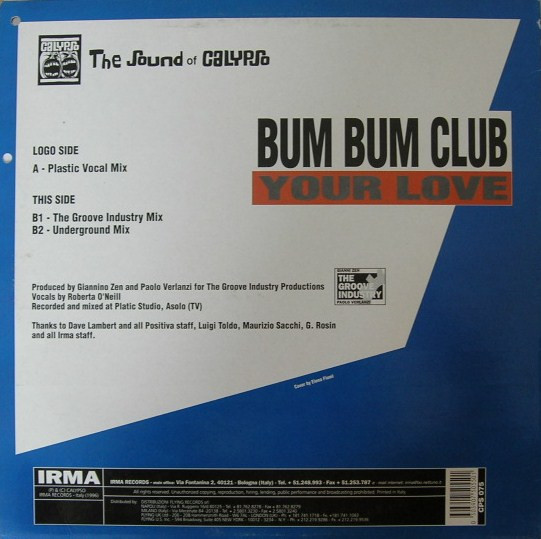 Bum Bum Club - Your Love | Calypso Records (CPS 075) - 2 Bum Bum Club - Your Love | Calypso Records (CPS 075) - 2