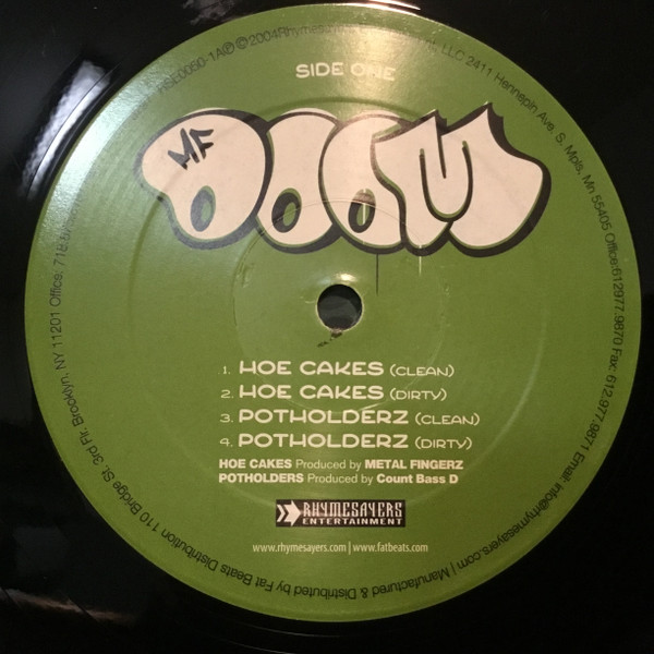 MF Doom - Hoe Cakes b/w Potholders | Rhymesayers Entertainment (RSE0050-1) - 3