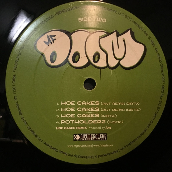MF Doom - Hoe Cakes b/w Potholders | Rhymesayers Entertainment (RSE0050-1) - 4