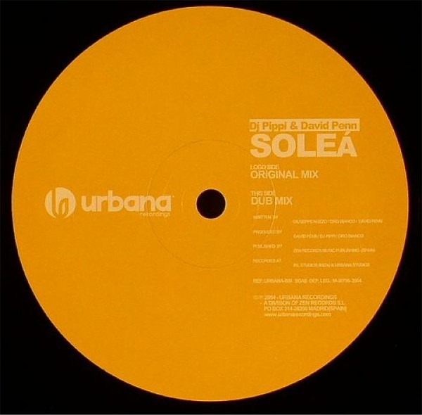 DJ Pippi & David Penn - Solea | Urbana Recordings (URBANA 008)