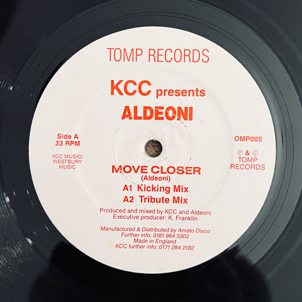 KCC Presents Aldeoni - Move Closer | Tomp Records (OMP005) - main KCC Presents Aldeoni - Move Closer | Tomp Records (OMP005) - main