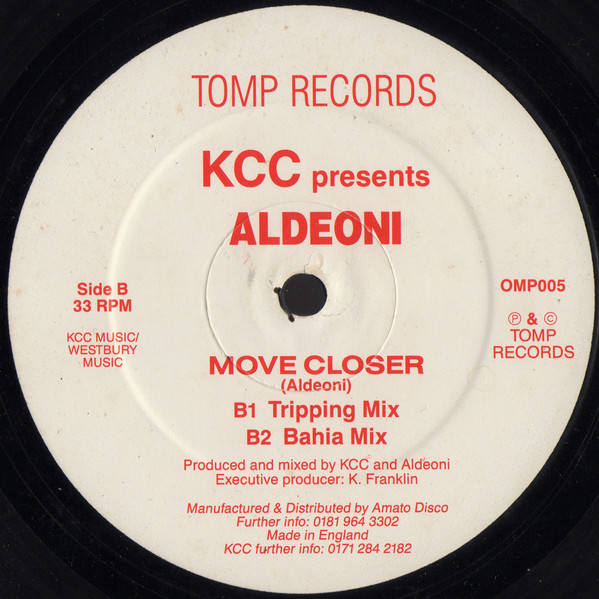 KCC Presents Aldeoni - Move Closer | Tomp Records (OMP005) - 6 KCC Presents Aldeoni - Move Closer | Tomp Records (OMP005) - 6