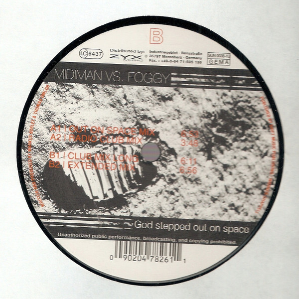 Midiman Vs. Foggy - God Stepped Out On Space | Sunnyside Up (SUN 0038-12)