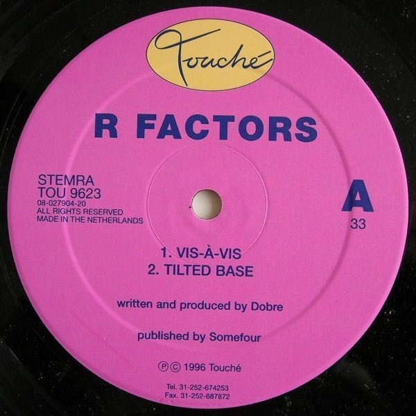 R Factors - Vis-À-Vis | Touché (TOU 9623)