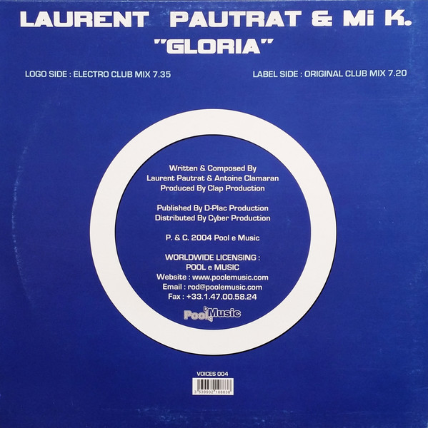 Laurent Pautrat & Mi K. - Gloria | Voices Records (Voices 004) - 2 Laurent Pautrat & Mi K. - Gloria | Voices Records (Voices 004) - 2