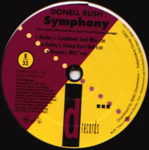 Donell Rush - Symphony | ID Records (07863-62421-1) - 2 Donell Rush - Symphony | ID Records (07863-62421-1) - 2