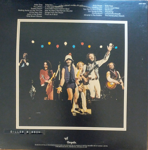Jethro Tull - Live - Bursting Out | Chrysalis (CH2-1201) - 3 Jethro Tull - Live - Bursting Out | Chrysalis (CH2-1201) - 3