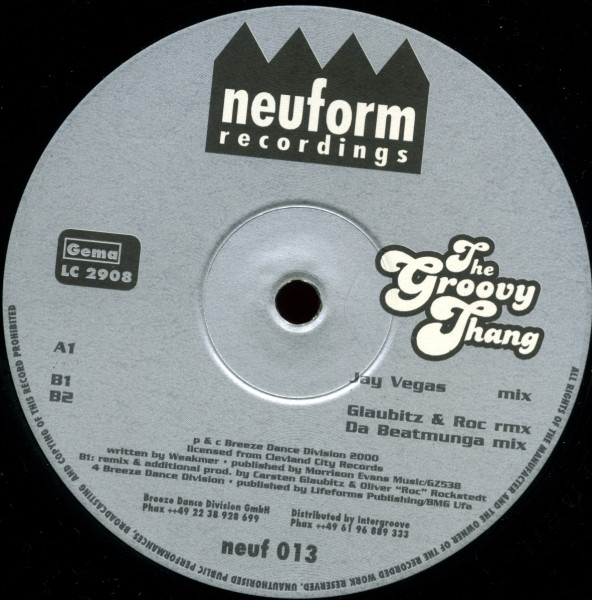 Minimal Funk - Groovy Thang Remixes | Neuform Recordings (Neuf 013) - 2 Minimal Funk - Groovy Thang Remixes | Neuform Recordings (Neuf 013) - 2