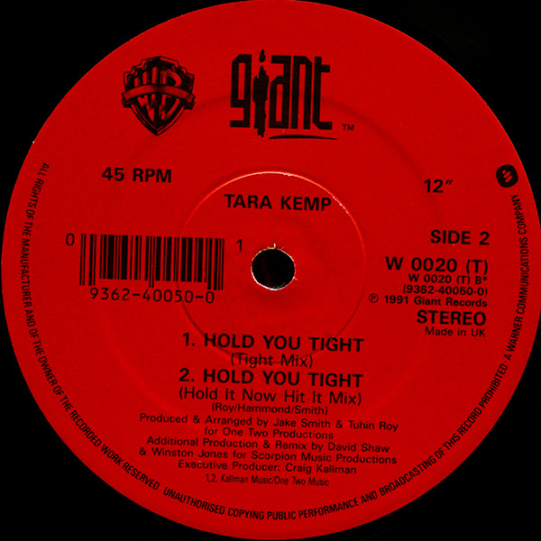 Tara Kemp - Hold You Tight | Giant Records (W0020T) - 4 Tara Kemp - Hold You Tight | Giant Records (W0020T) - 4