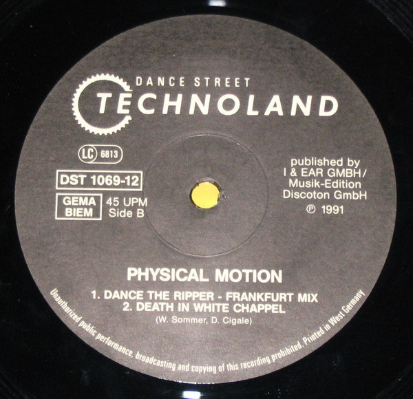 Physical Motion - Dance The Ripper | Dance Street (DST 1069-12) - 3