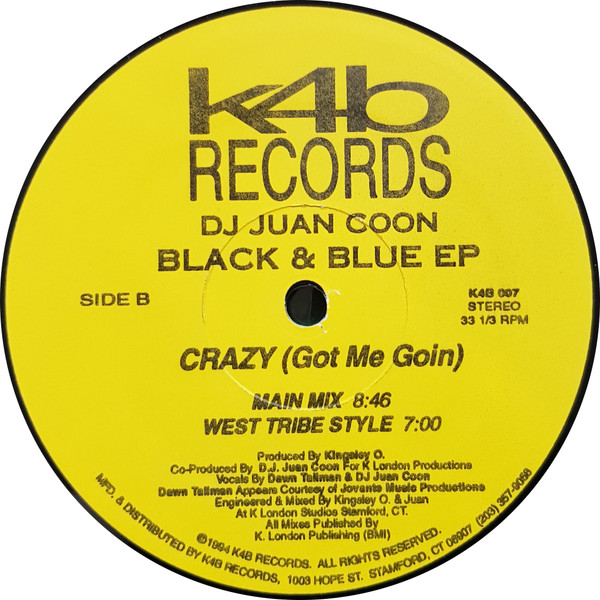 DJ Juan Coon - Black & Blue EP | K4B Records (K4B 007) - main DJ Juan Coon - Black & Blue EP | K4B Records (K4B 007) - main