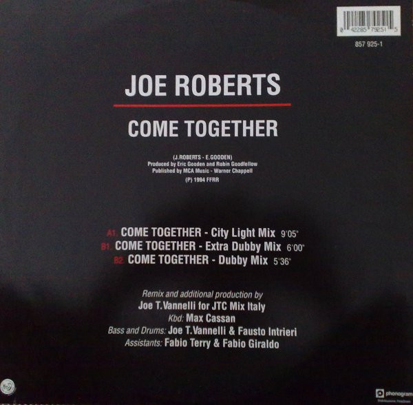 Joe Roberts - Come Together | FFRR (857 925-1) - 2 Joe Roberts - Come Together | FFRR (857 925-1) - 2