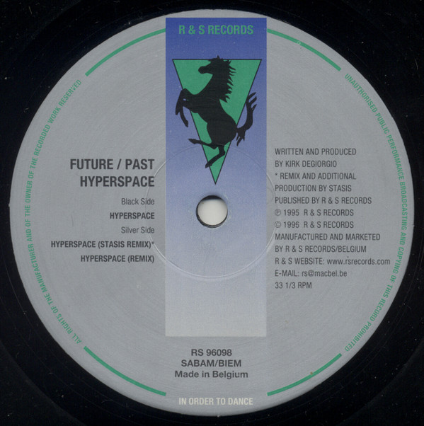 Future/Past - Hyperspace | R & S Records (RS 96098) - 3