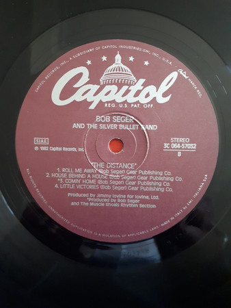 Bob Seger & The Silver Bullet Band - The Distance | Capitol Records (3C 064-57032) - 4