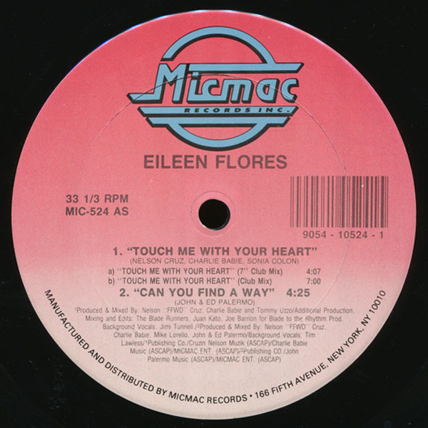 Eileen Flores - Touch Me With Your Heart | Micmac Records, Inc. (MIC-524) - main