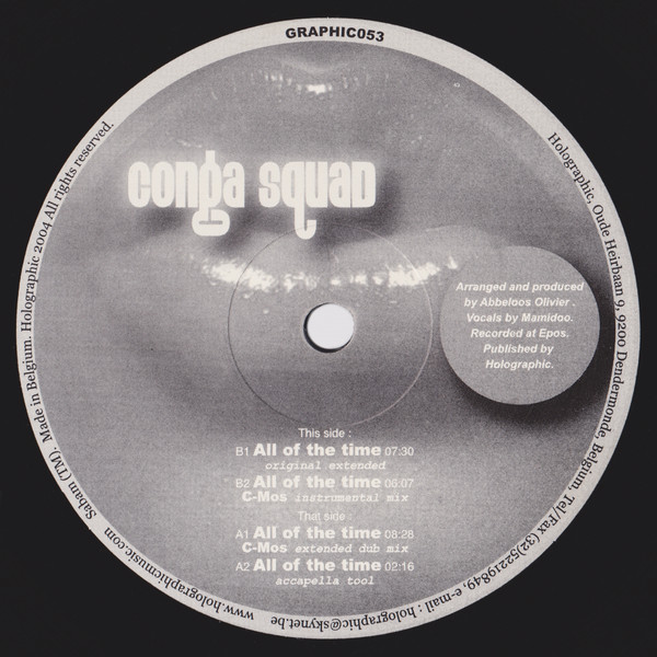 Conga Squad - All Of The Time | Holographic (GRAPHIC 053) - 2 Conga Squad - All Of The Time | Holographic (GRAPHIC 053) - 2