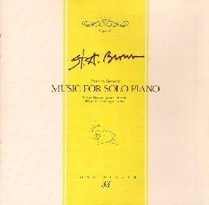 Steven Brown - Music For Solo Piano | Les Disques Du Crépuscule (TWI 110)