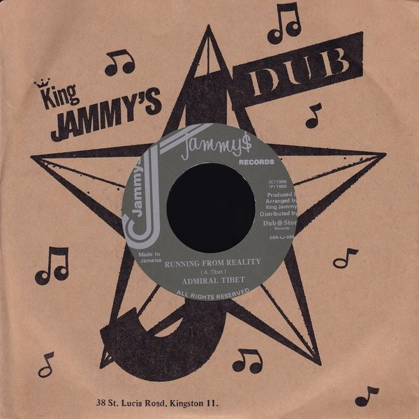 Admiral Tibet - Running From Reality | Jammy's Records (DSR-LJ-035) - main