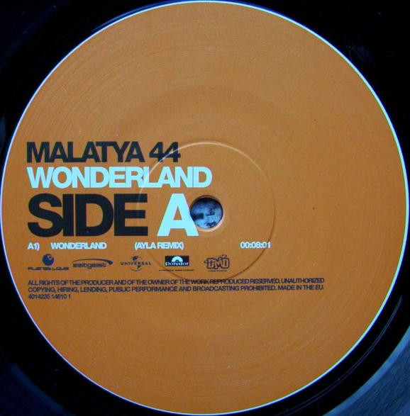 Malatya 44 - Wonderland | Planet Love Records (PLO 002) - 2