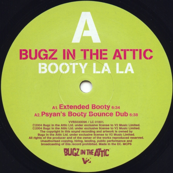 Bugz In The Attic - Booty La La | V2 (VVR5030096) - 2 Bugz In The Attic - Booty La La | V2 (VVR5030096) - 2