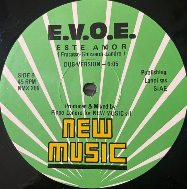 E.V.O.E. - Este Amor | New Music International (NMX 200) - 3 E.V.O.E. - Este Amor | New Music International (NMX 200) - 3