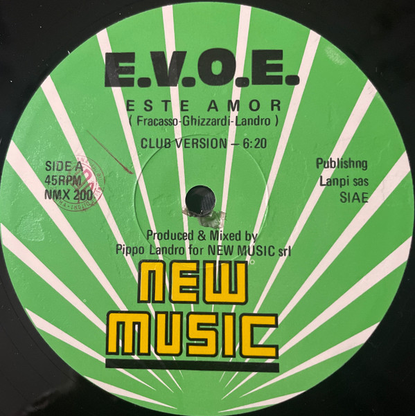 E.V.O.E. - Este Amor | New Music International (NMX 200) - 2 E.V.O.E. - Este Amor | New Music International (NMX 200) - 2