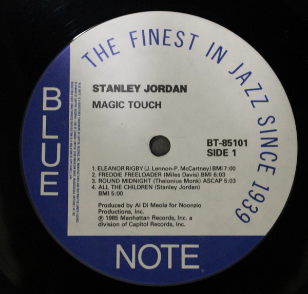 Stanley Jordan - Magic Touch | Blue Note (BT 85101) - 3