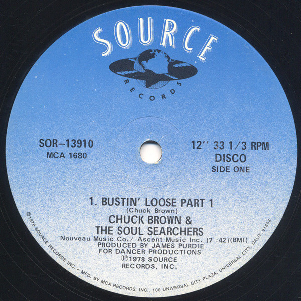 Chuck Brown & The Soul Searchers - Bustin' Loose | Source Records (SOR-13910) - main Chuck Brown & The Soul Searchers - Bustin' Loose | Source Records (SOR-13910) - main