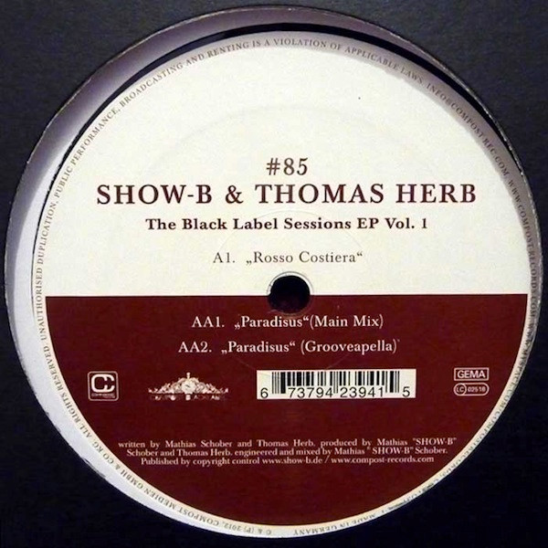 Show-B & Thomas Herb - The Black Label Session EP Vol. 1 | Compost Records (CPT 394-1) - main Show-B & Thomas Herb - The Black Label Session EP Vol. 1 | Compost Records (CPT 394-1) - main