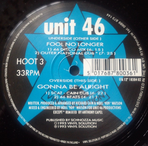Unit 46 - Fool No Longer | Bassment Records (HOOT 3) - 3 Unit 46 - Fool No Longer | Bassment Records (HOOT 3) - 3