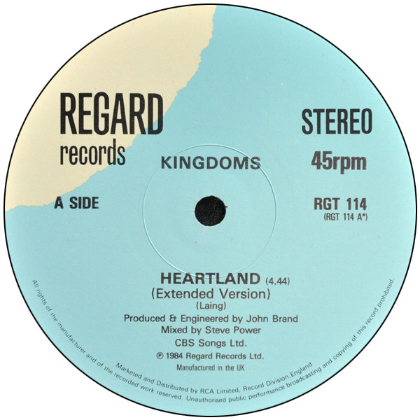 Kingdoms - Heartland | Regard Records (RGT114) - 3