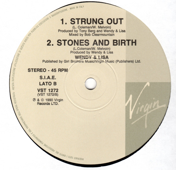 Wendy & Lisa - Strung Out | Virgin (VST 1272) - 4