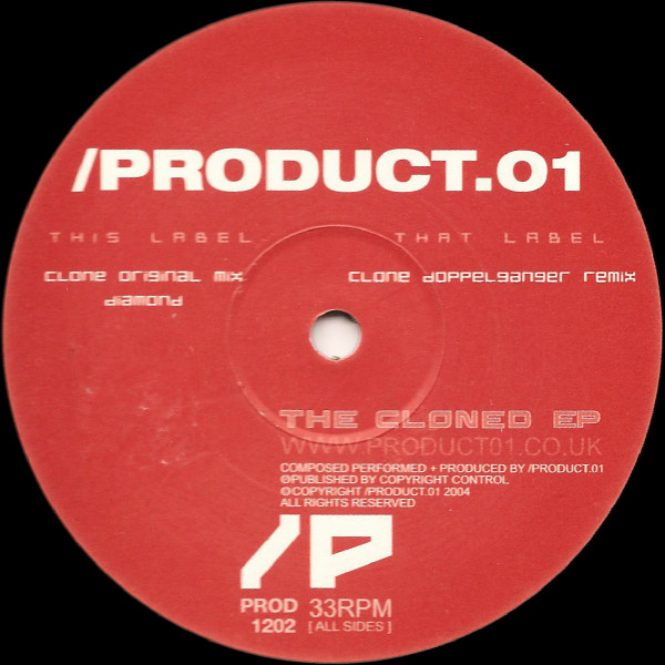 Product 01 - The Cloned EP | Product 01 Records (PROD 1202) - main